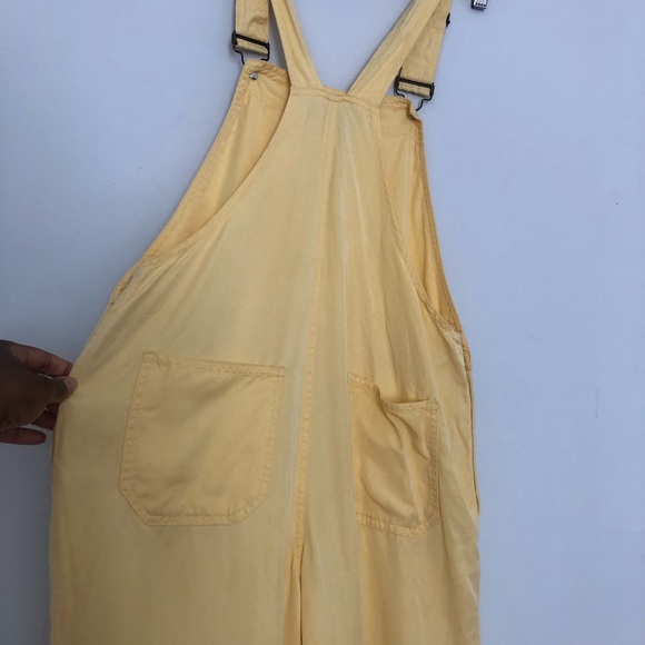 SOLD- Yellow Overalls Coveralls - Picture 6 of 9